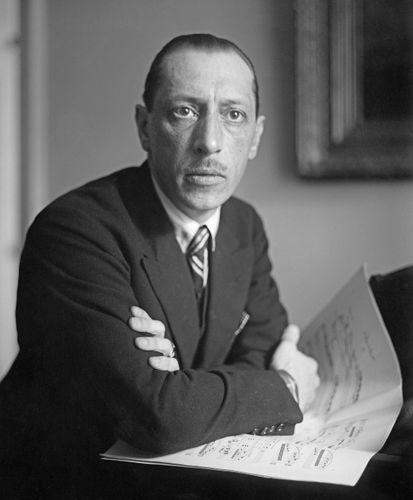 Portrait of Igor Stravinsky